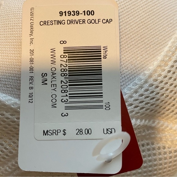 New with Tag Oakley cresting driver golf while cap Country Inns & Suites S/M - Picture 10 of 11